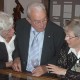 Mevrouw en de heer Den Breejen en mevrouw G&ouml;rtem&ouml;ller (rechts) tijdens de opening van de tentoonstelling  op 15 mei 2009