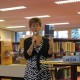 Anja van der Starre tijdens de boekpresentatie op 14 april 2010